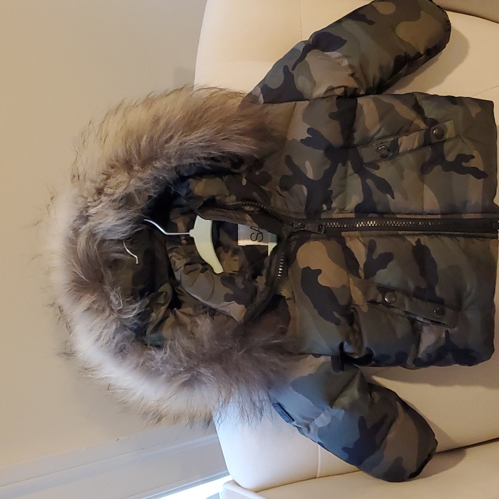 Sam down fur coat